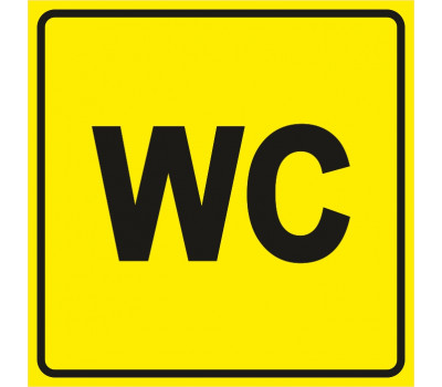 Тактильная пиктограмма "Туалет, WC"